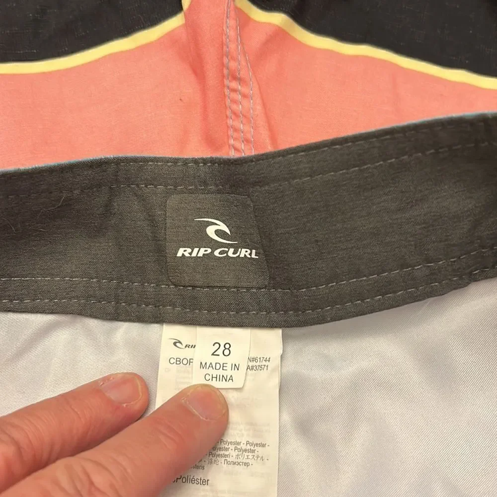 Rip Curl aqua Dawn Patrol boardshorts Size 28 New